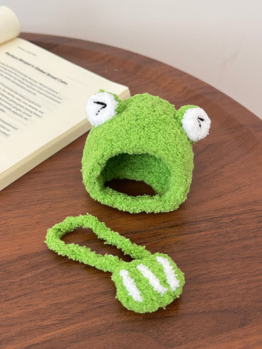 Frog Outfit – Handmade Plush Clothes Set (Animal Collection)