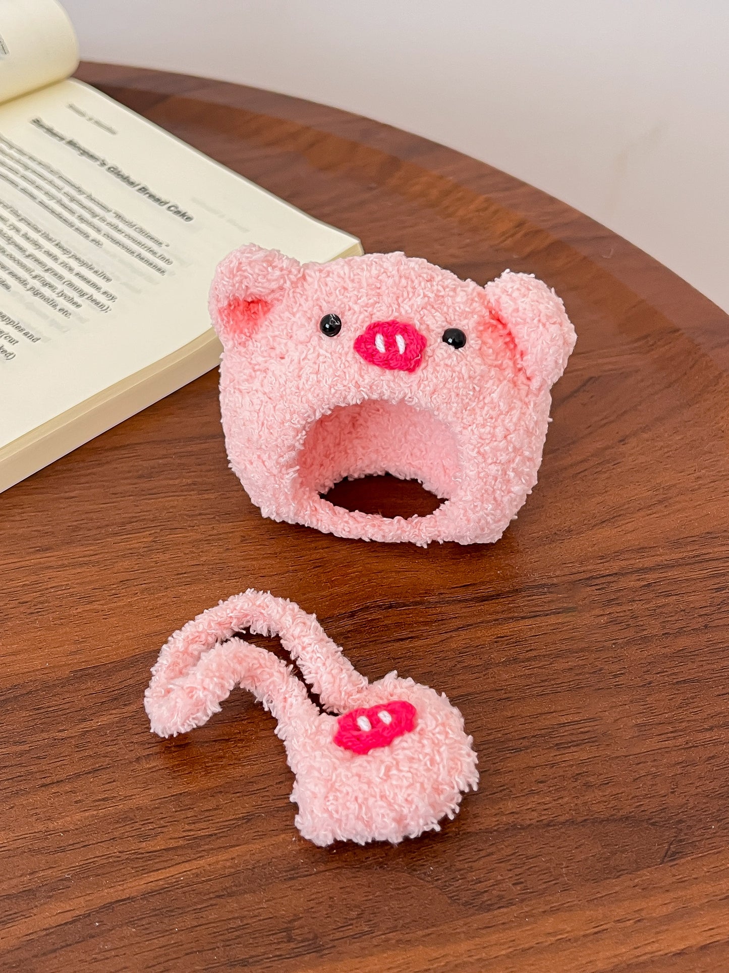 Piglet Outfit – Handmade Plush Clothes Set (Animal Collection)