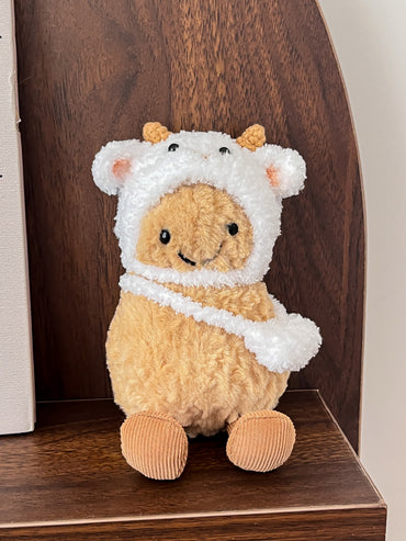 Lamb Outfit – Handmade Plush Clothes Set (Animal Collection)