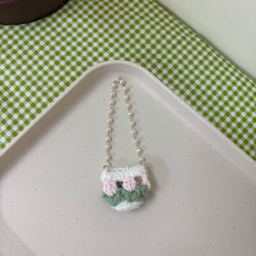 Tulip Pearl Chain Bag