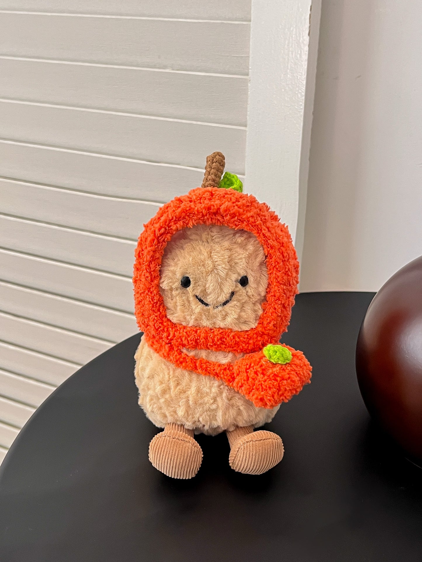 Orange Outfit – Handmade Plush Clothes Set (Fruit Collection)