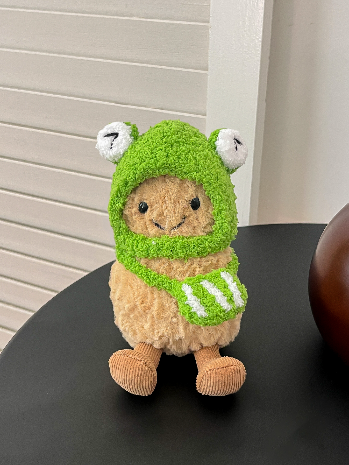 Frog Outfit – Handmade Plush Clothes Set (Animal Collection)