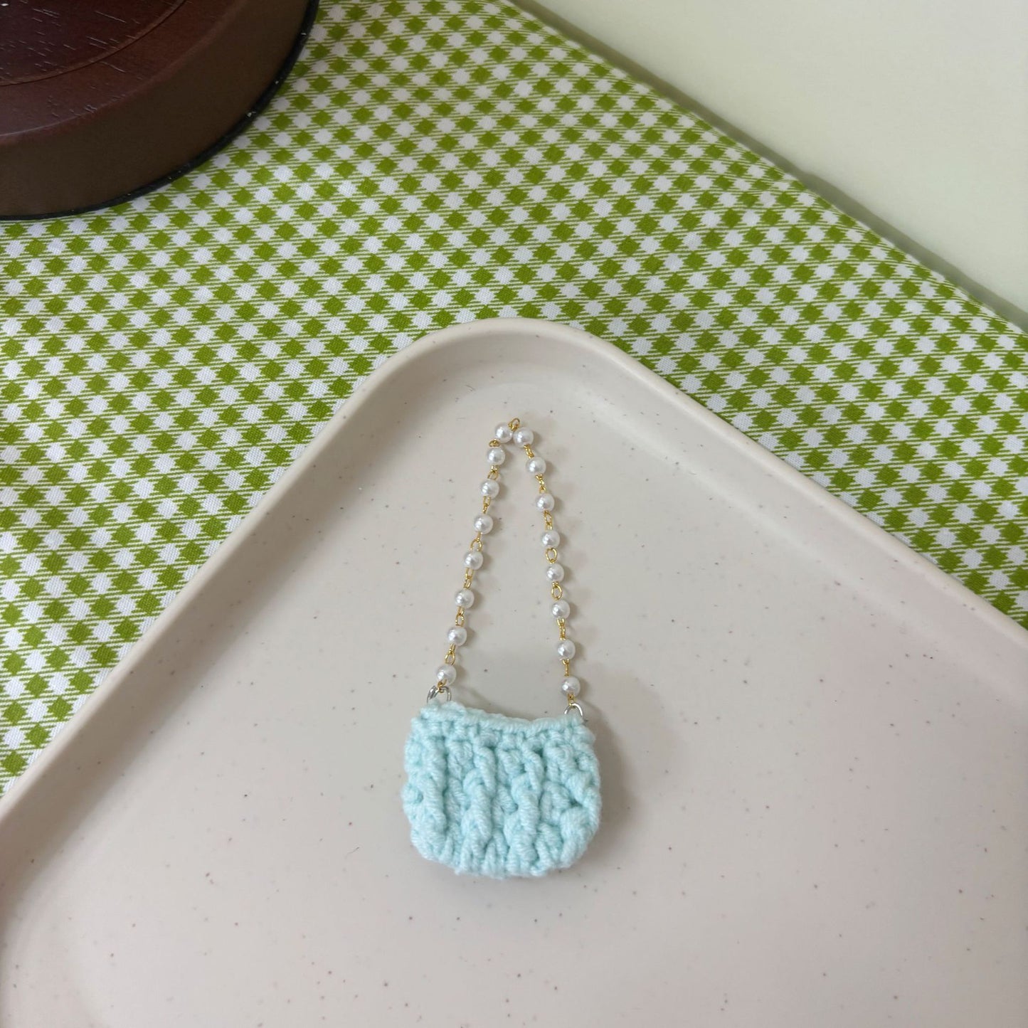 Pearl Knitted Bag