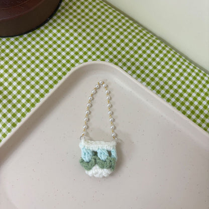 Tulip Pearl Chain Bag